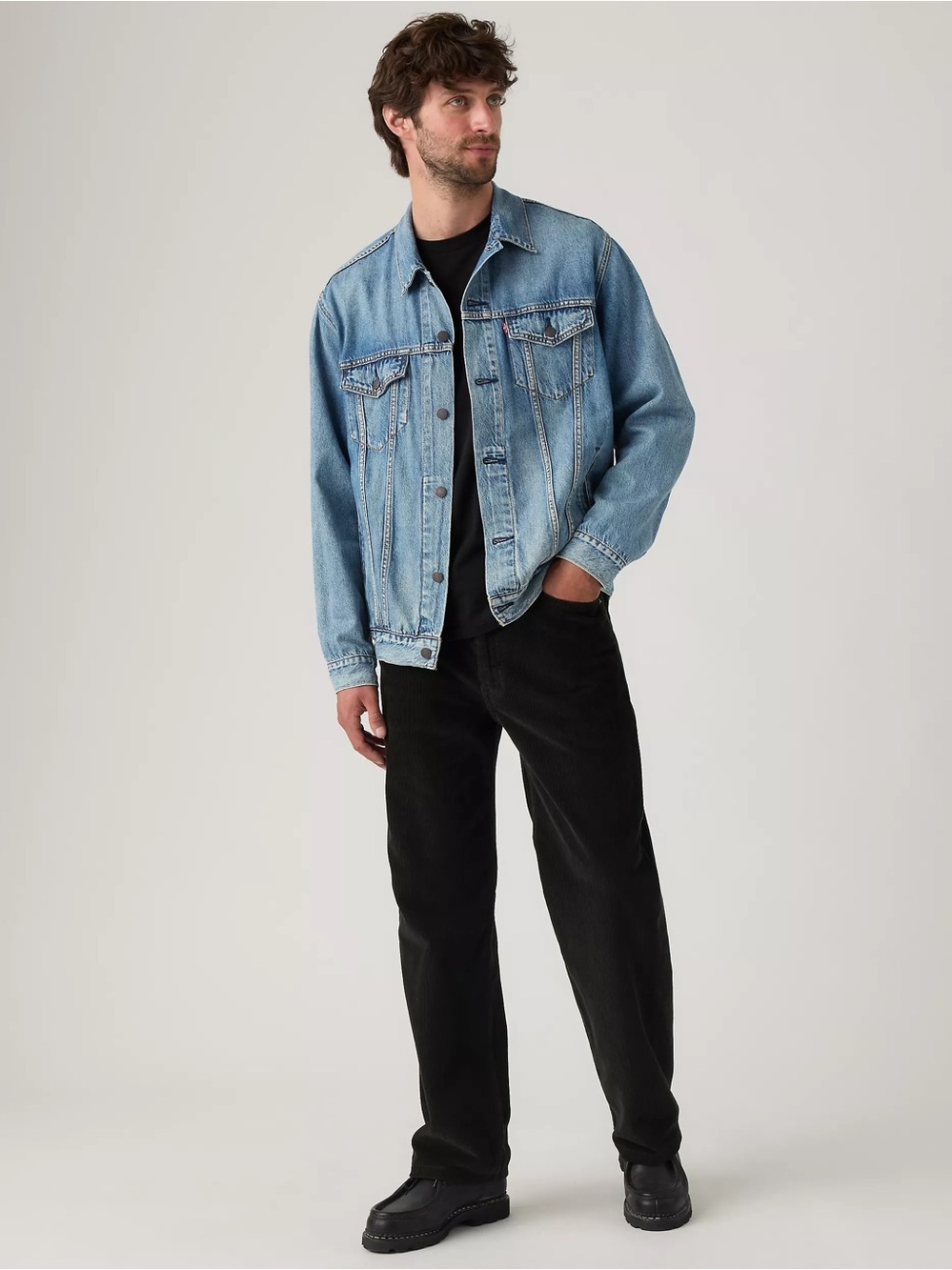 Levi’s 565™ Loose Straight Men's Jeans-Meteorite - Black
